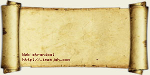 Irina Pejaković vizit kartica